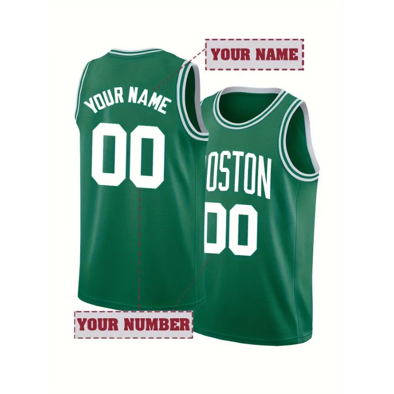 Sports Equipment Jersey - Camiseta de baloncesto bordada con nombre