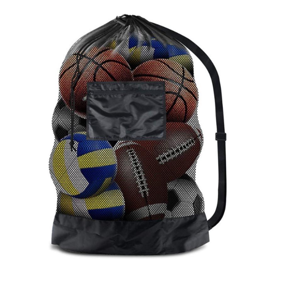 Sports Equipment Stores - Bolsa deportiva grande de malla con