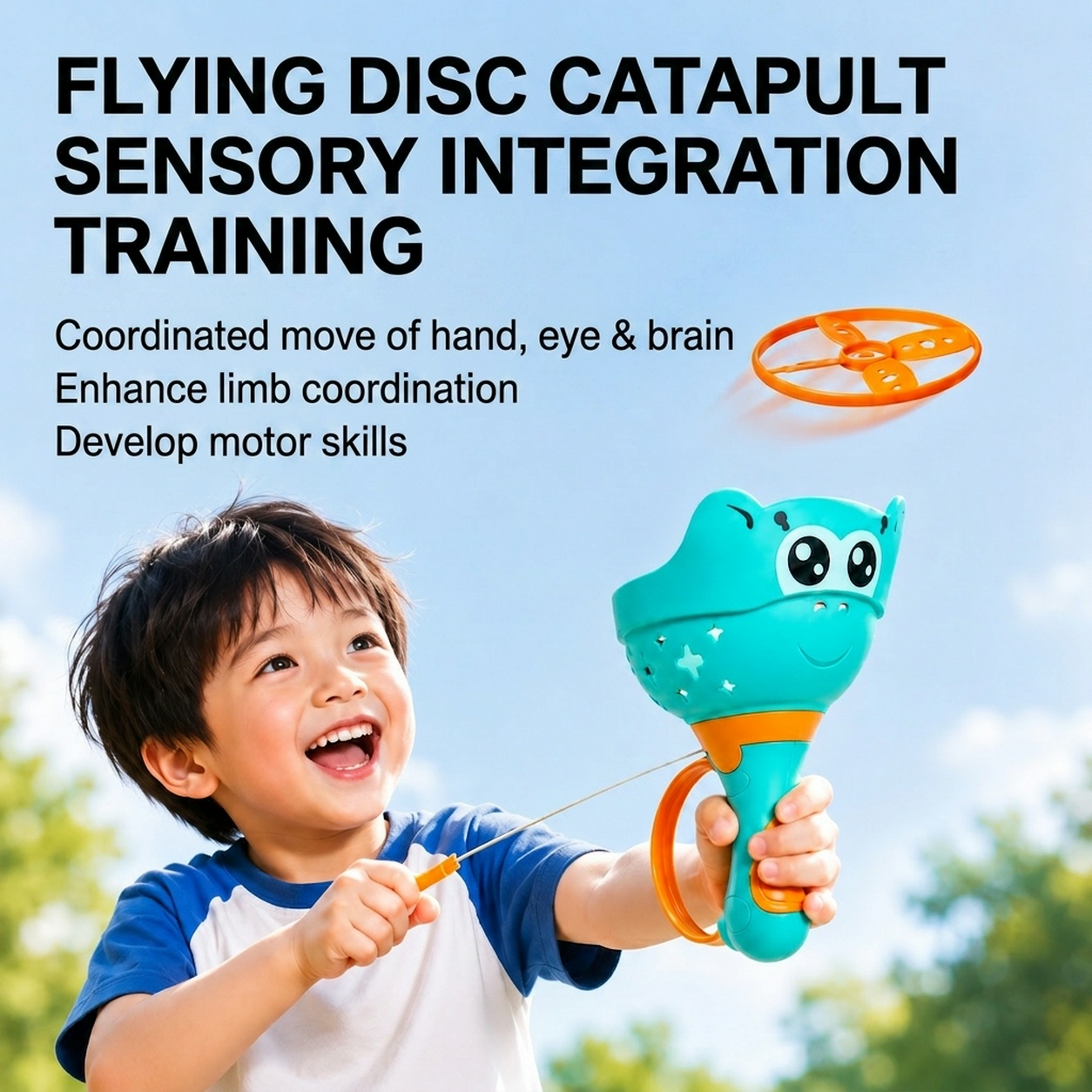 Sports Equipment For Kindergarten - Mquduo Juguete Lanzador de Discos Voladores