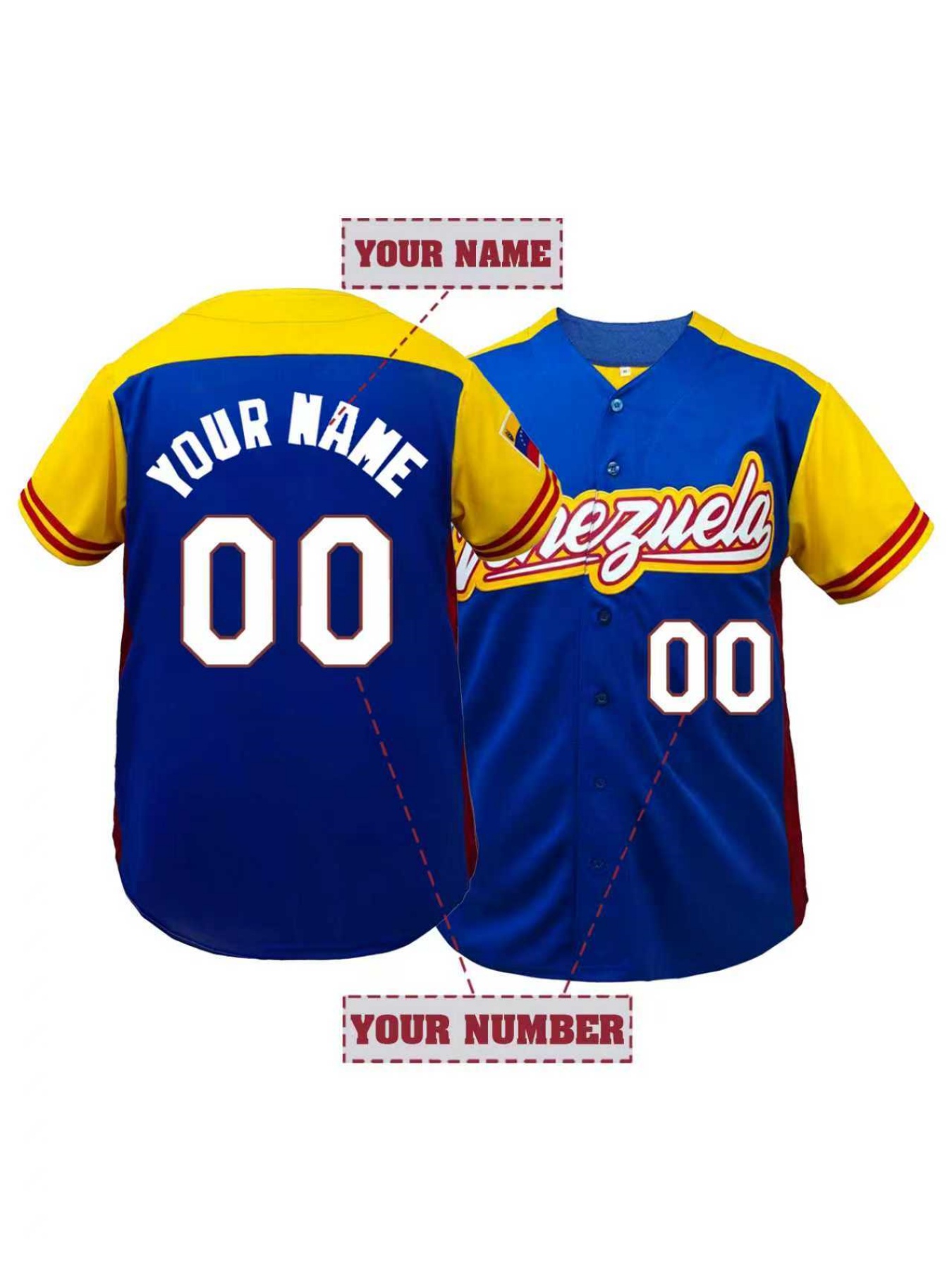 Sports Equipment Jersey - Camiseta de Béisbol Personalizada para Hombre,