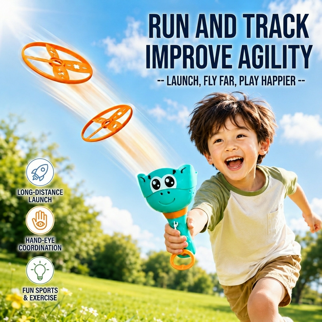 Mquduo Juguete Lanzador de Dis - Sports Equipment For Kindergarten reseña y precio