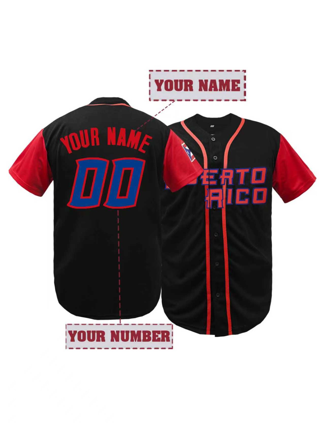 Camiseta de Béisbol Personaliz - Sports Equipment Jersey reseña y precio