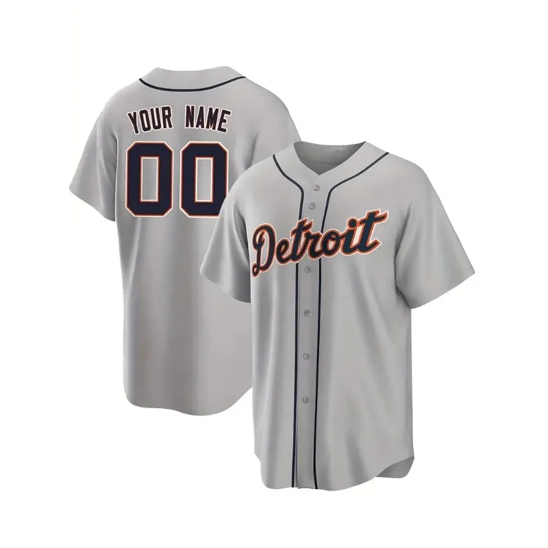 Camiseta de béisbol bordada co - Sports Equipment Jersey reseña y precio